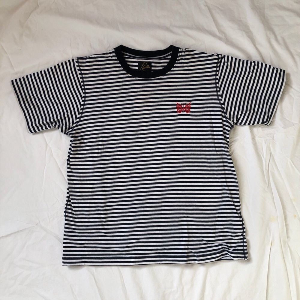 Needles Japan Striped Cotton Tee